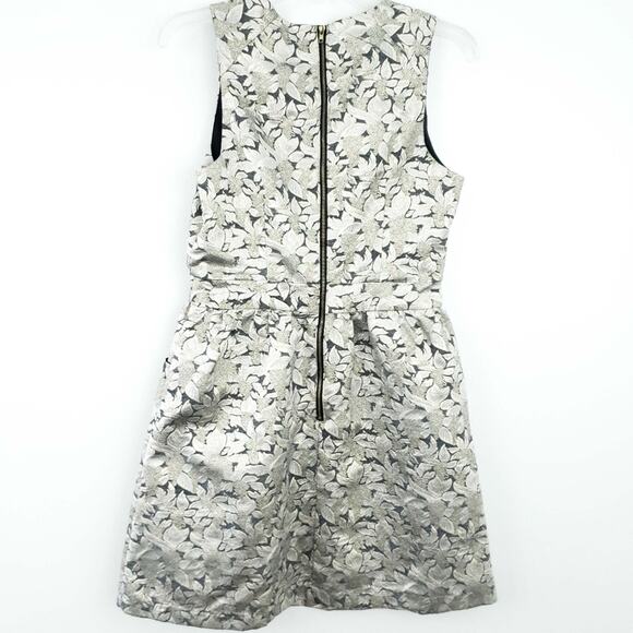 Skies are Blue Gold Black Holiday Dress Sleeveless - Picture 2 of 7